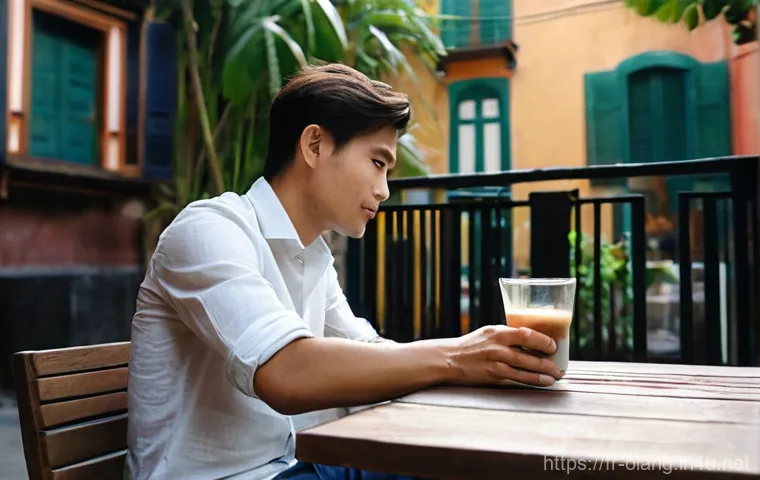 베트남어 빠르게 배우는 법 - **Prompt:** Two young adults, one appearing Vietnamese and the other French-European, are engaged in...